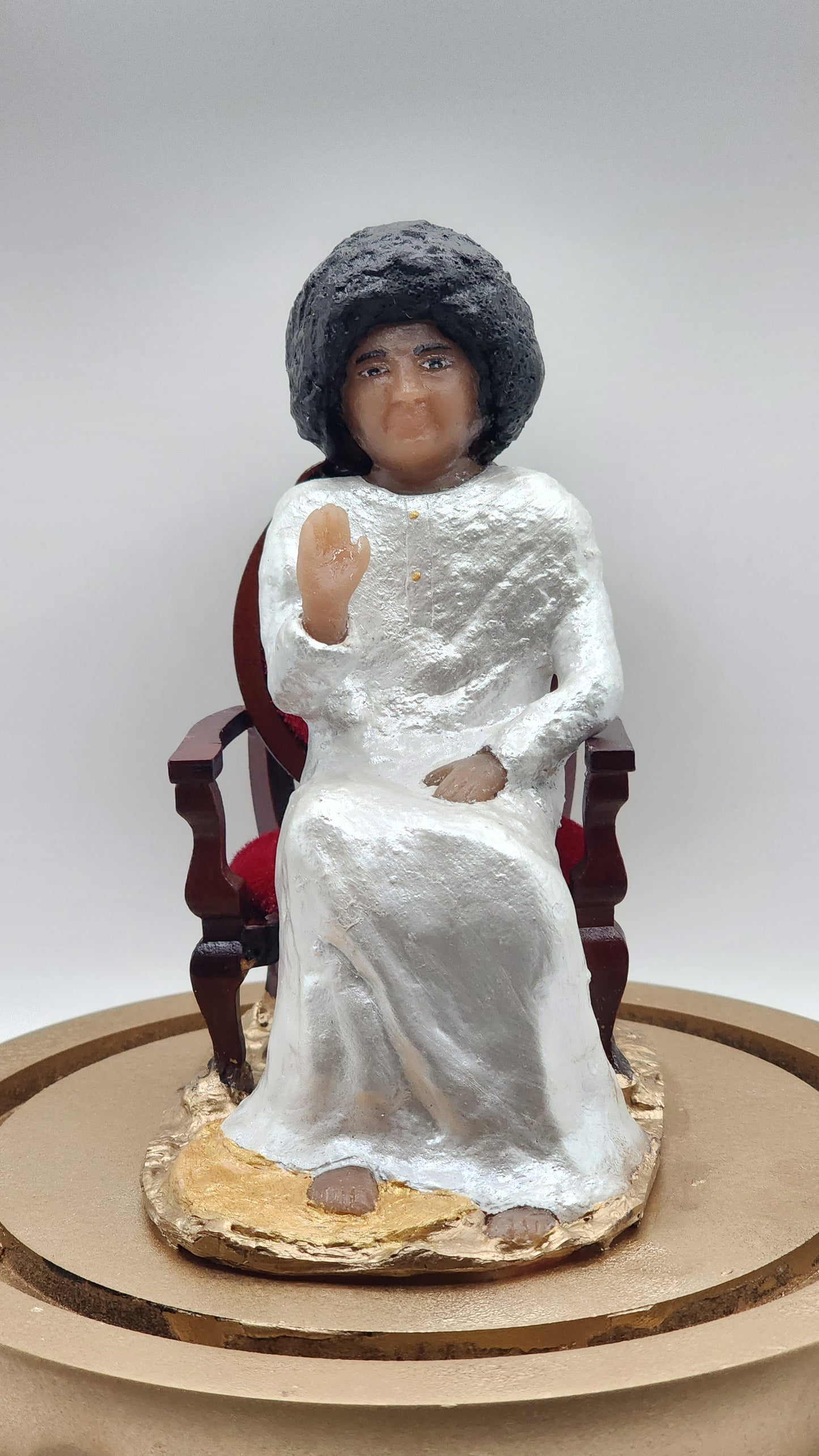 Sathya sai baba soap sculpture