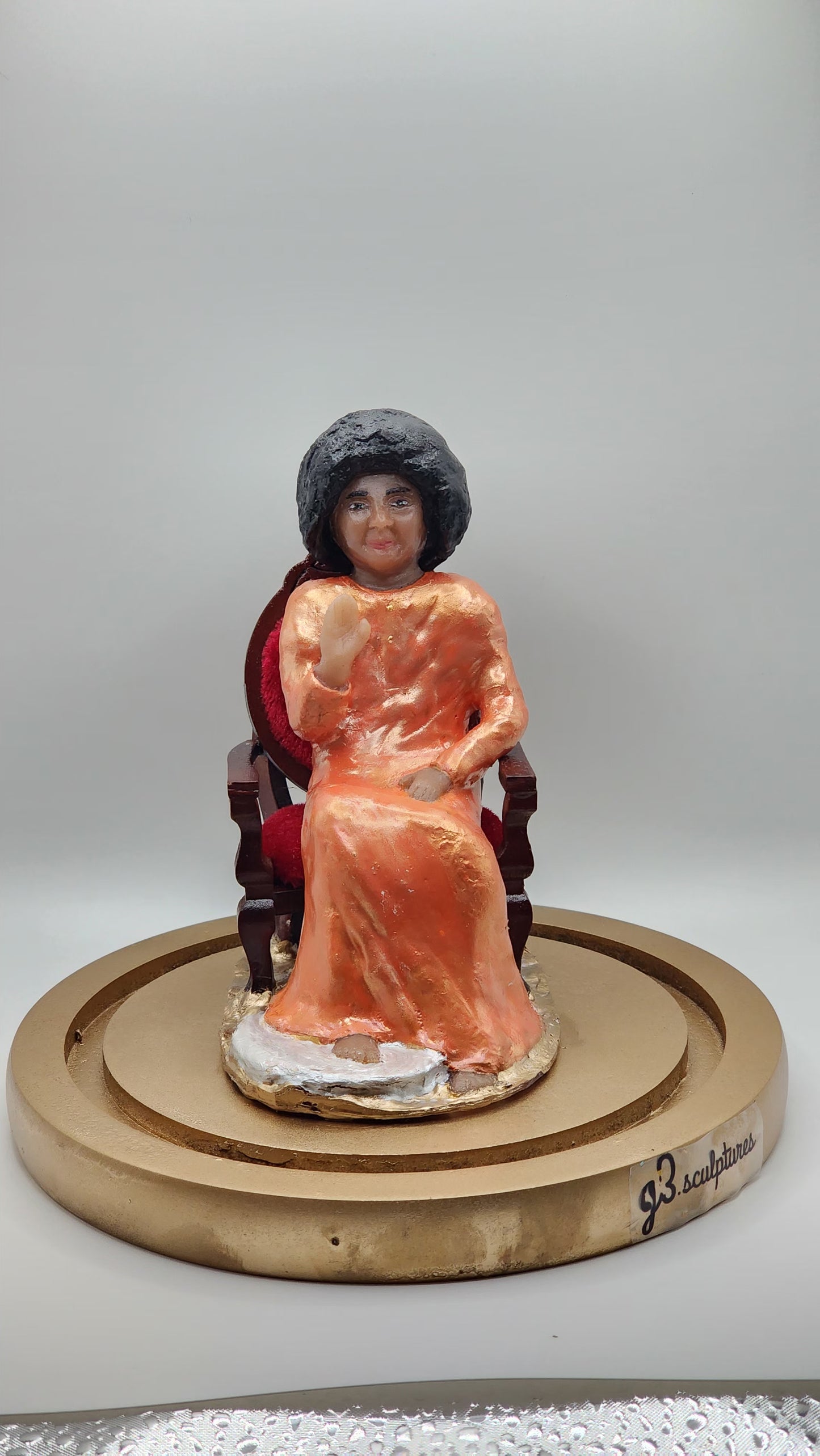 Sathya sai baba soap sculpture